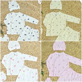 Moon - Bộ cài tay cài chéo petit cho bé 3-7kg