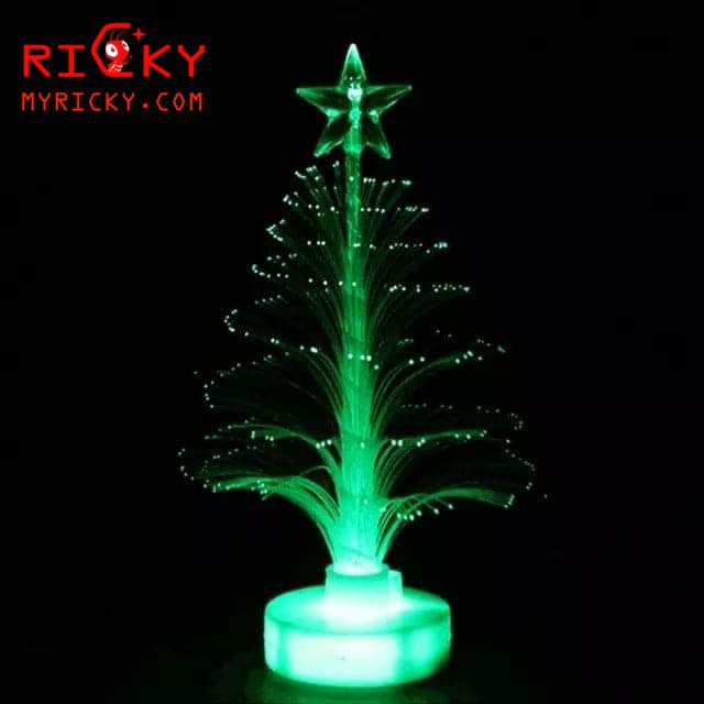 Cây thông Noel mini trang trí có đèn thay đổi nhiều màu sắc - Phụ kiện trang trí Noel