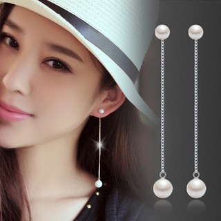 Bông tai tòn ten hạt châu long lanh thời trang Hàn Quốc BMTT1