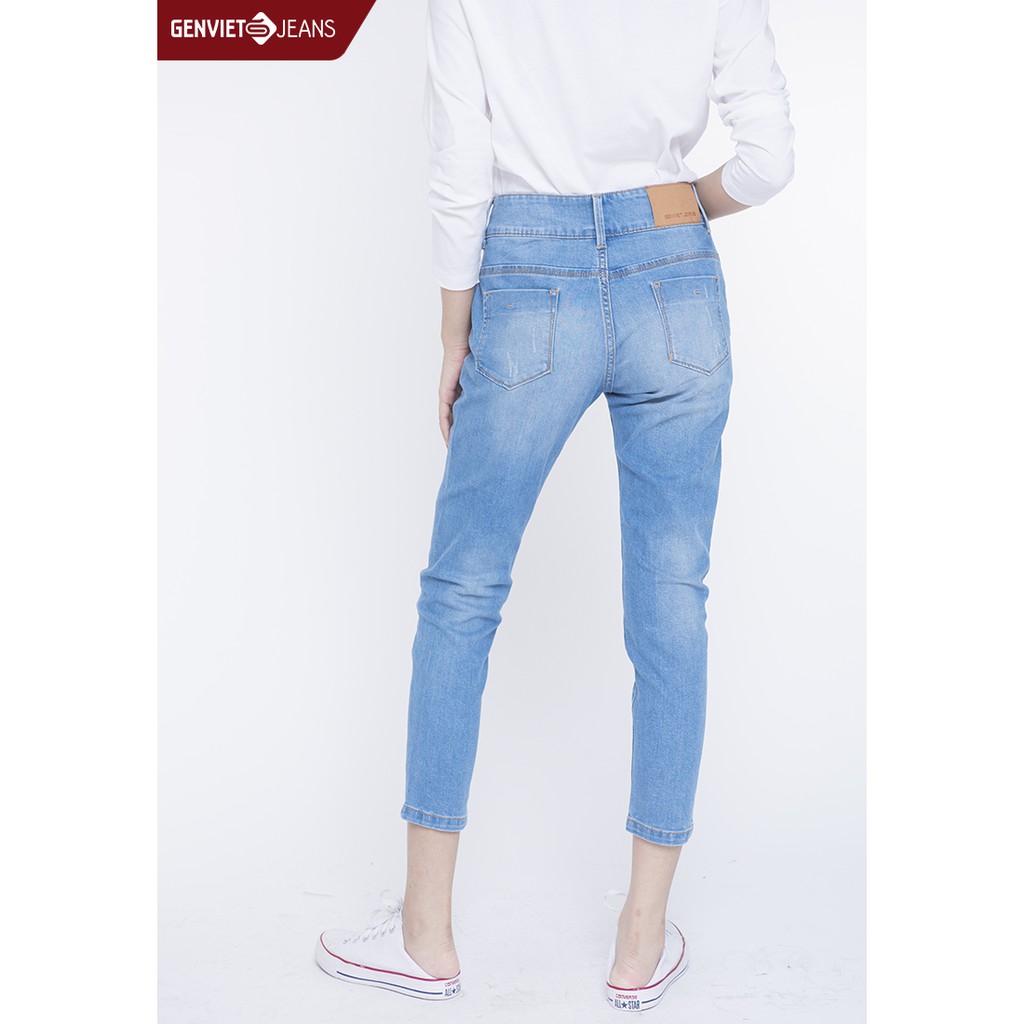 Quần dài Jeans Nữ slimfit TQ107J786 GENVIET