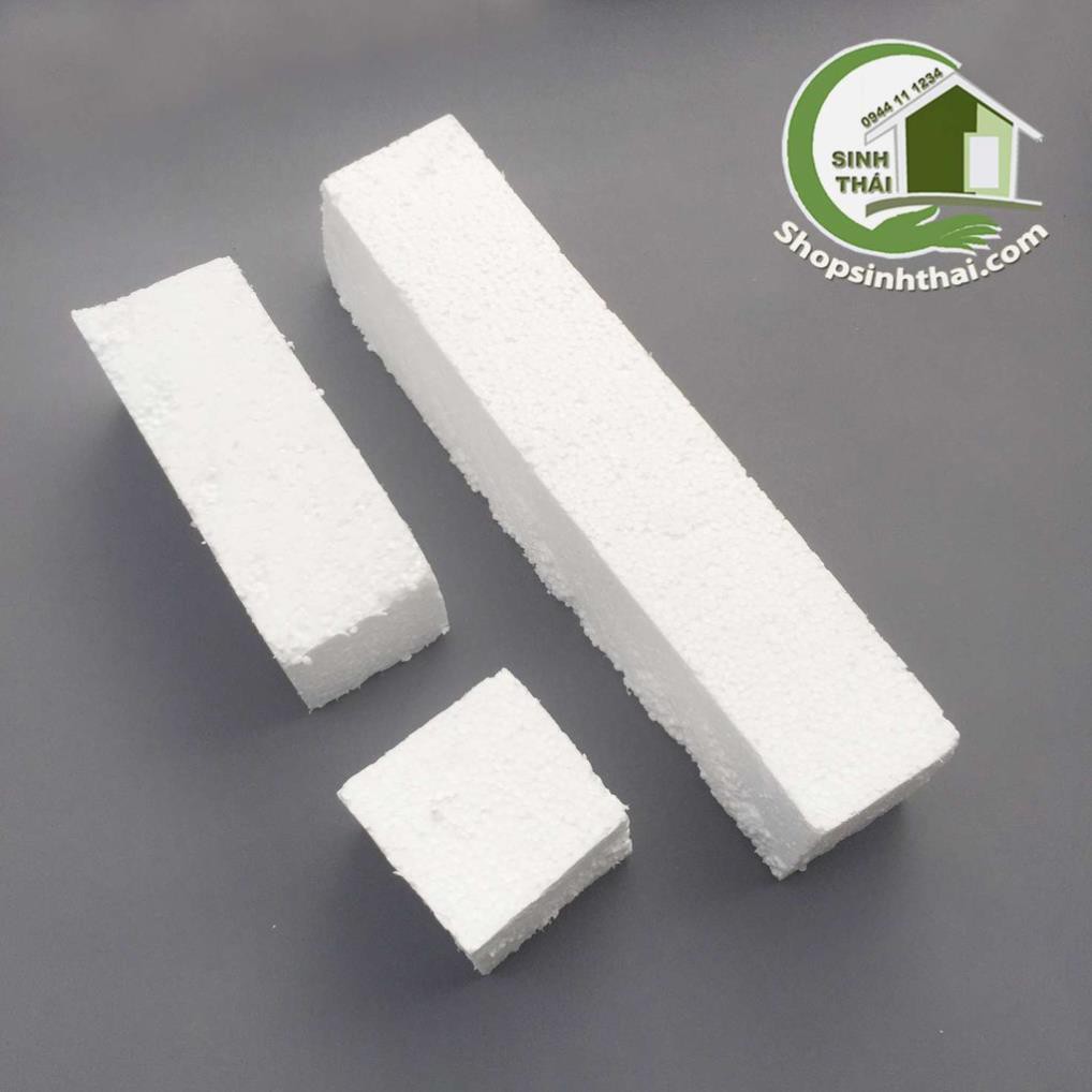 Mút xốp trắng cắm hoa giả, làm mô hình - mút xốp EPS - Chọn kích thước