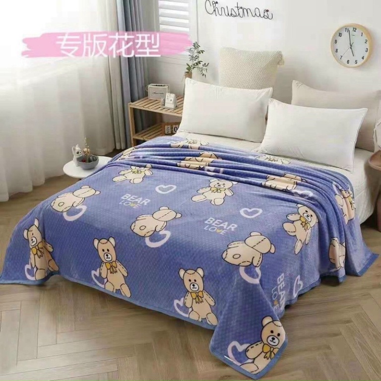 Chăn lông tuyết sữa in hình siêu đẹp siêu mềm mịn kích thước 2mx2,3m, chăn lông mỏng, chăn hè thu. Giá rẻ
