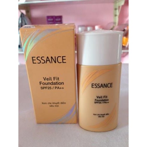 Kem che khuyết điểm siêu mịn Essance Veil Fit Foundation SPF25/PA++ 30g