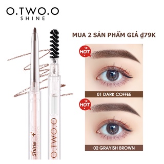 Eyebrow Pencil O.TWO.O Ultra Fine 1.5mm Eyebrow Waterproof Eye Brow Tint Long Lasting Brown Eye Makeup 13g