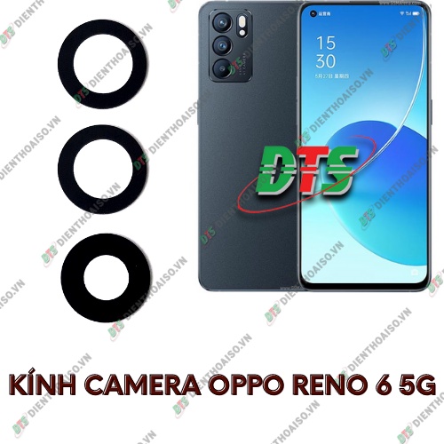 Kính camera oppo reno 6 5g kèm keo dán