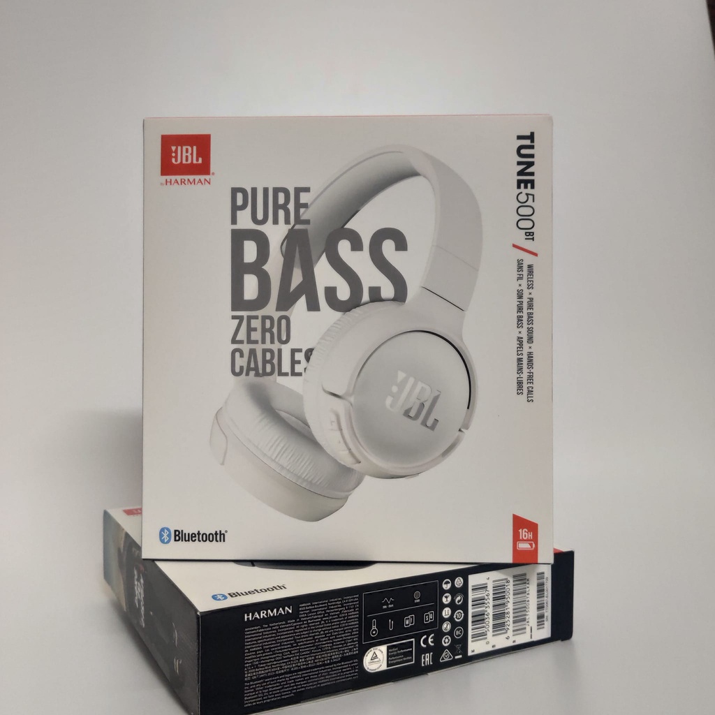 Puki shop / Tai nghe bluetooth chụp tai JBL Tune 500BT chính hãng - tặng túi đựng tai nghe