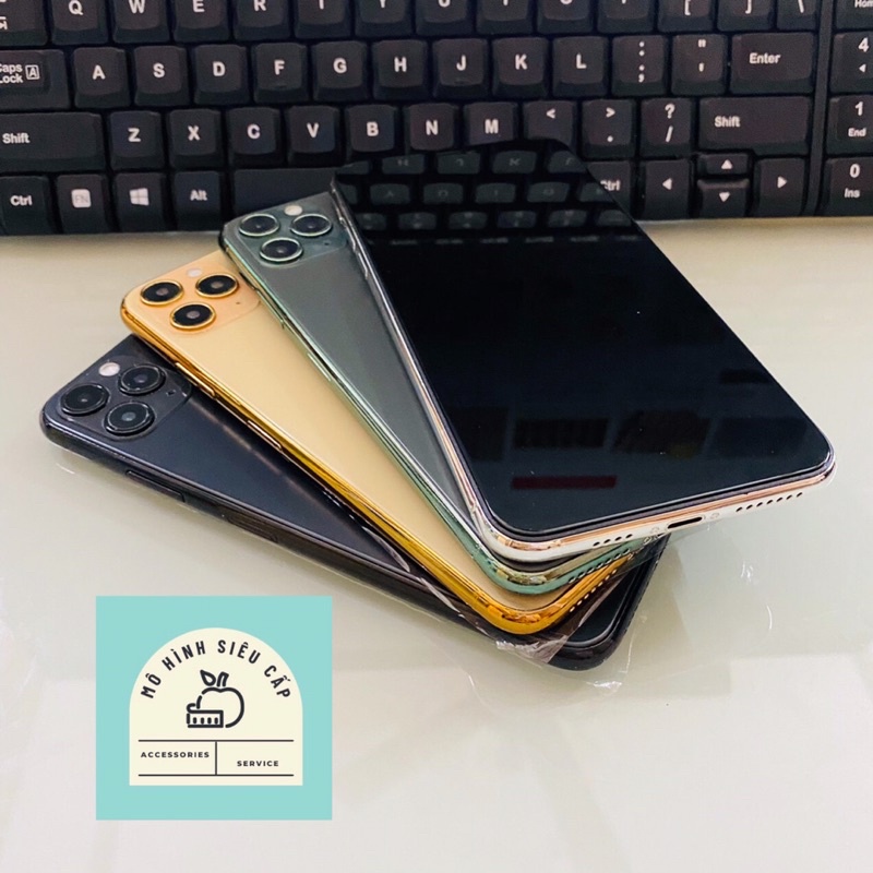 Mô Hình 11Pro, 11Promax Màu Trắng, Đen, Vàng, Xanh Cực Đẹp. Mô Hình Điện Thoại Trưng Bày