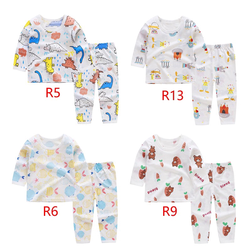 Kids fashion Cotton pajamas Cool and comfortable Air-conditioned clothing