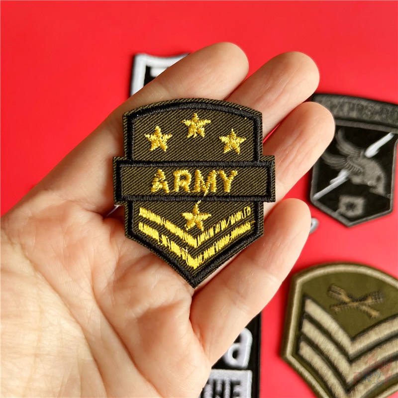 ☸ Sticker Hình Đầu Lâu Và Cánh Đại Bàng Dán Trang Trí Quần Áo ☸ 1 Miếng Dán Ủi Trang Trí Quần Áo