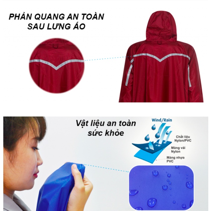 Áo mưa bít sườn BISUR - Thương hiệu RANDO, chính hãng, cao cấp - APNS-23