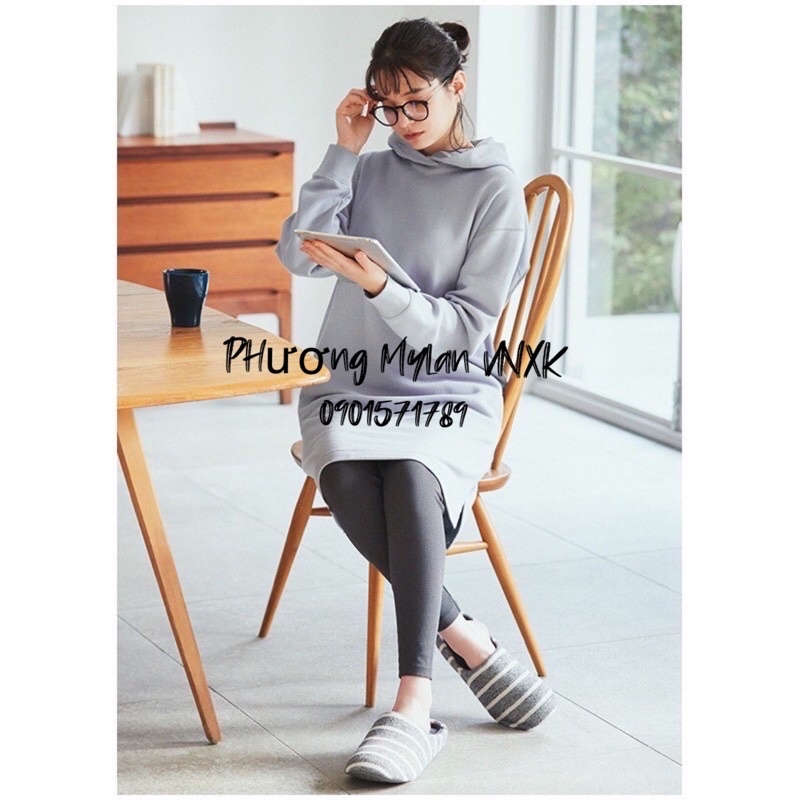 ĐẦM U.N.I hoodie xuất nhật nỉ da cá thoải mái [HÀNG TỐT]