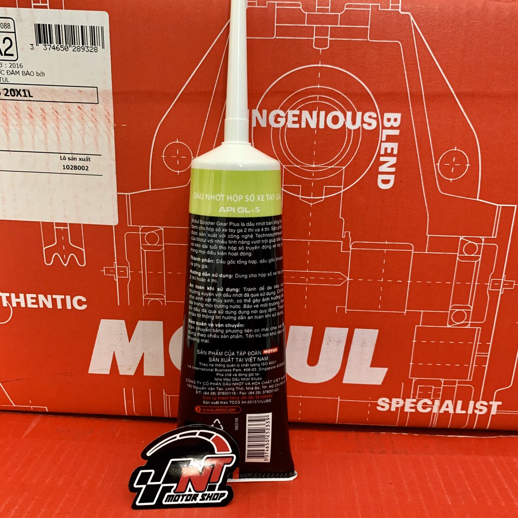 MOTUL Scooter Gear plus 80w90 - Nhớt lab MOTUL cho xe tay ga.