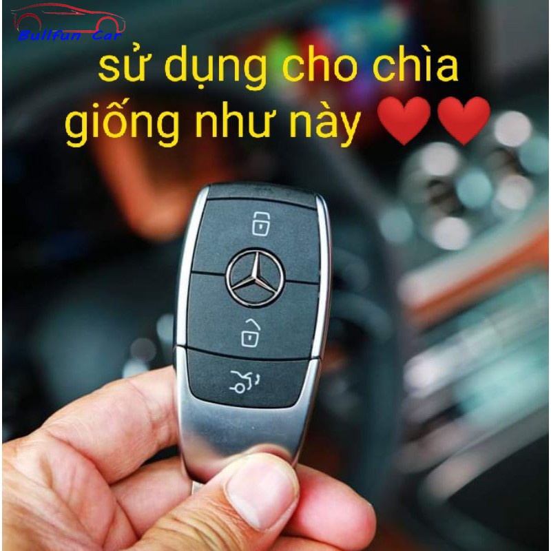 Mercedes Benz Vỏ Bọc Chìa Khoá Mercedes Mẫu Mới 2021 Bao Da Chìa Khoá Da Bò Thật