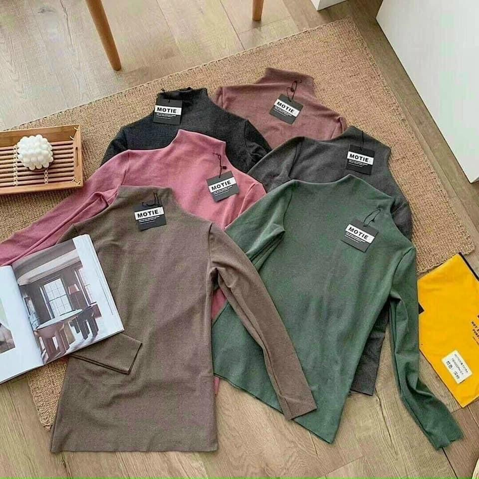 [GIÁ SỈ] Áo giữ nhiệt nữ cổ 3 phân xuất Nhật FREESIZE 40-55KG (túi zip) | BigBuy360 - bigbuy360.vn