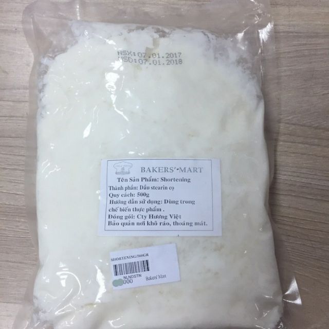 Shortening – Mỡ Trừu 500gr