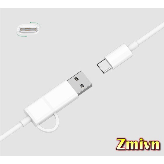 Cáp sạc nhanh QC 4.0 hỗ trợ sạc nhanh laptop/ Macbook / điện thoại ........ Xiaomi ZMI