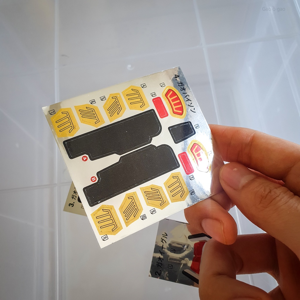 Decal Gao King SMP  Bền- Không Thấm - Tróc Khi Dính Mồ Hôi - Tem Gao King SMP