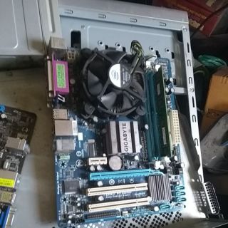 Combo main g41, chip , ram, ô cứng , nguồn, card ( đủ 1 bộ, cài đặt sẵn)