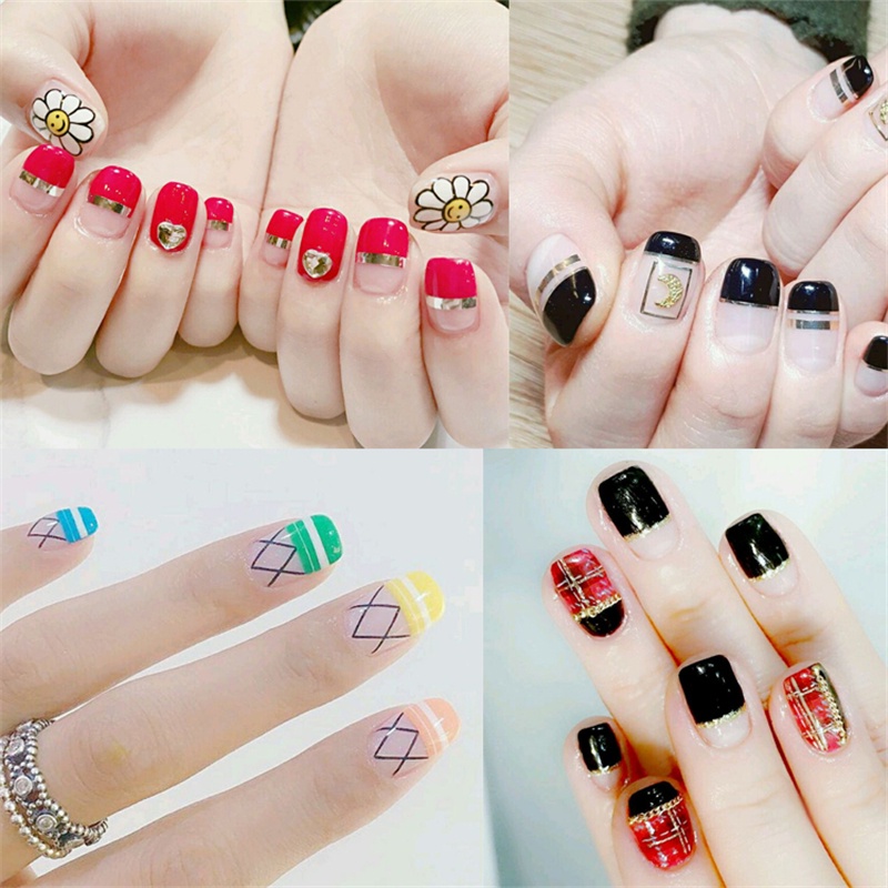 Set 24 Hình Dán 3D Dùng Trang Trí Móng Tay Nghệ Thuật