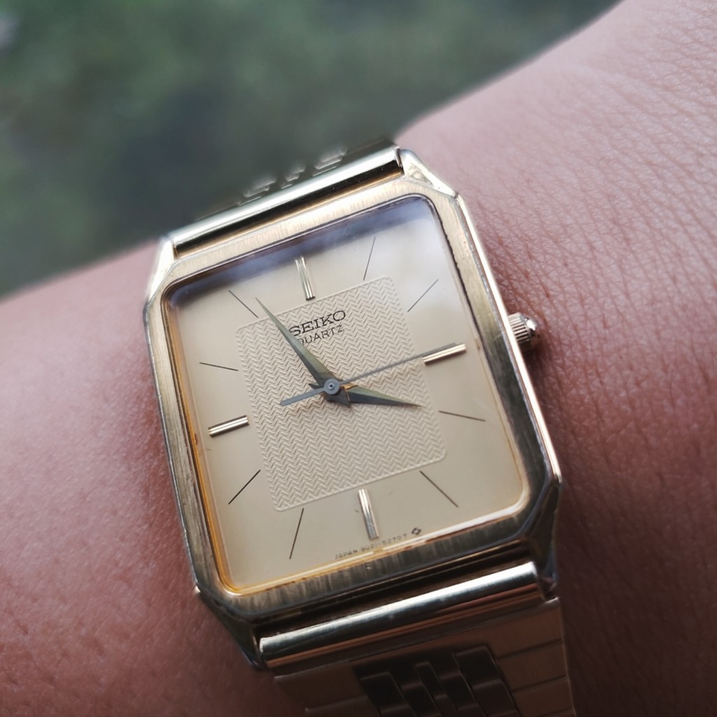 Đồng hồ Nam 2nd SEIKO tank FULL BOX.