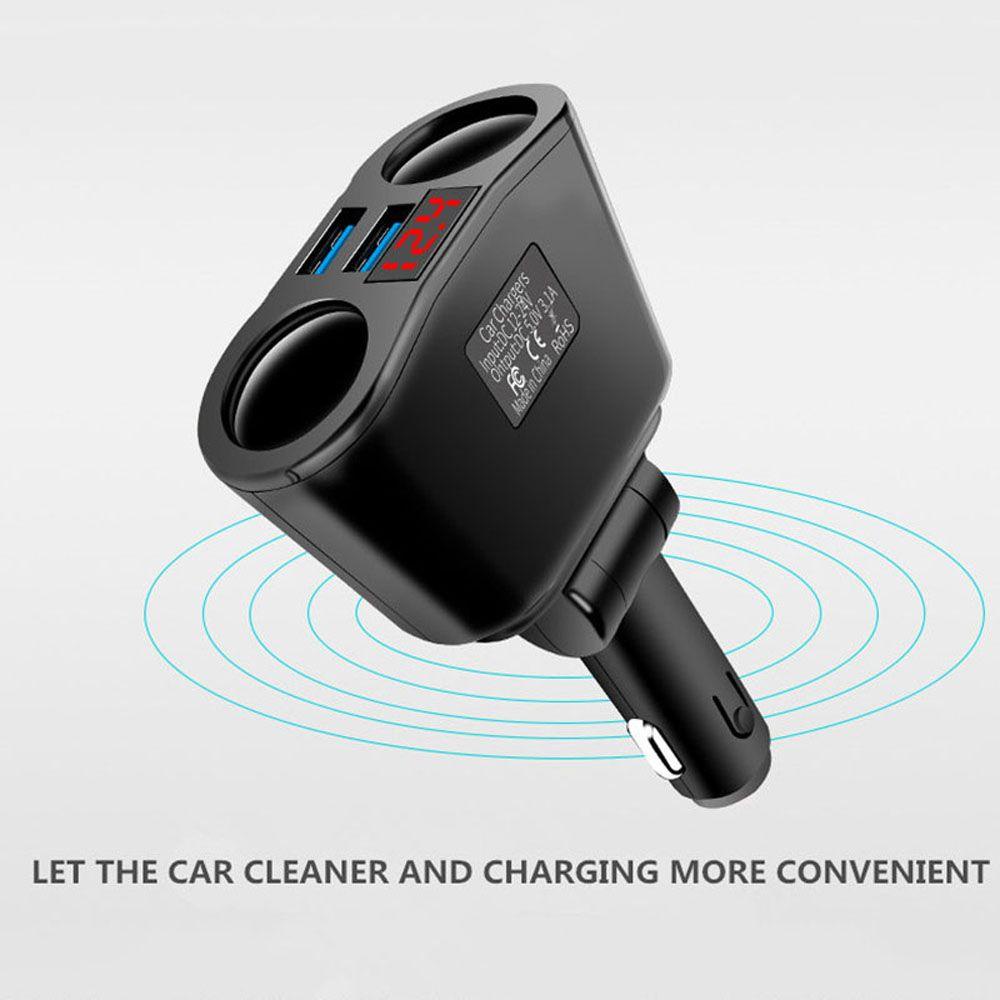 Tẩu Sạc Điện Thoại Thông Minh USB Kép 3.1A Chất Lượng Cao Cho Xe Hơi