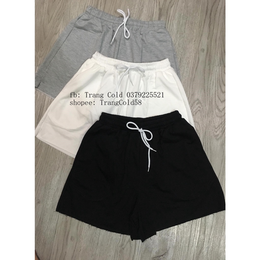 Quần sooc nổi túi chìm cạp chun (Ảnh thật shop tự chụp )