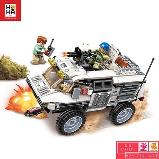 Đồ chơi Xếp hình Lắp ghép Lego: Tập kích xe bọc thép (Có 300 Miếng) 115-QM-3204