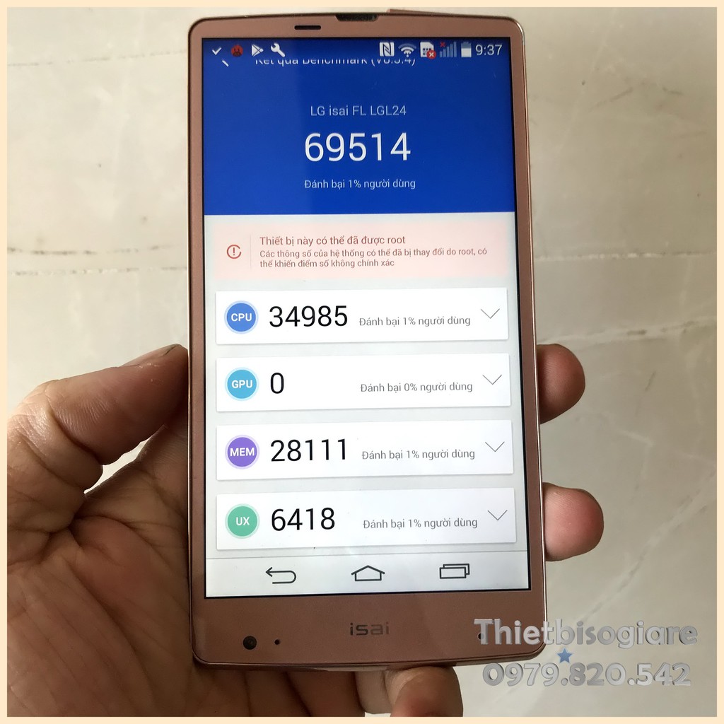 điện thoại nội địa Nhật LG L24/V31 (LG G3 Nhật) snap 801 ram 3GB+32GB màn 5.5 inch 2K-không nắp lưng | BigBuy360 - bigbuy360.vn