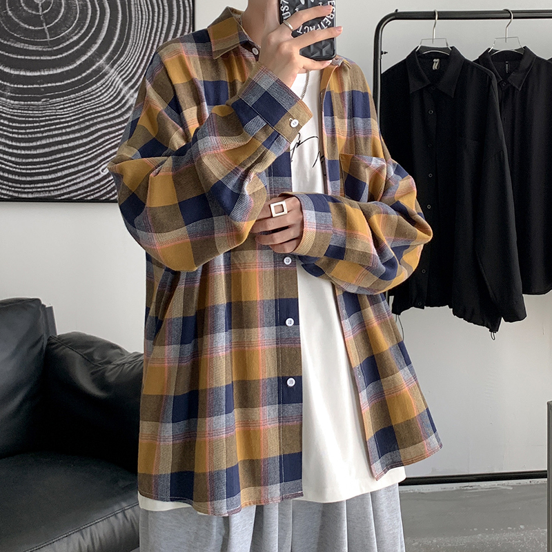 Áo Khoác Sơ Mi Họa Tiết Caro Thời Trang Nam | BigBuy360 - bigbuy360.vn