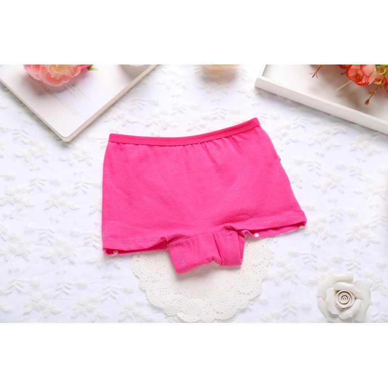 Set 4 quần lót bé gái cotton mềm mại - Quần chip cho bé gái - Quần lót đùi bé gái dễ thương - Quần chip đùi cho bé gái