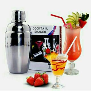 Bình lắc trà sữa cocktail inox 750ml