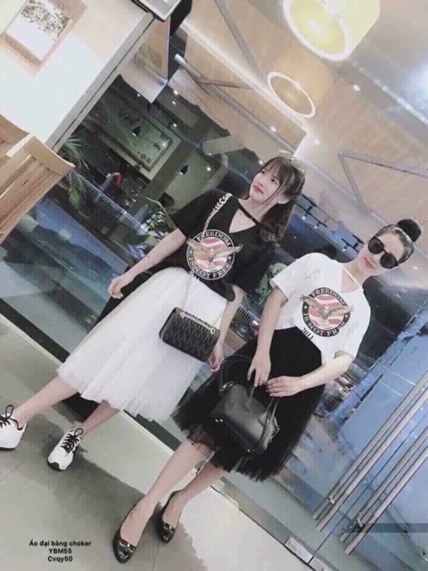 Chân váy ren trơn kèm ảnh thật