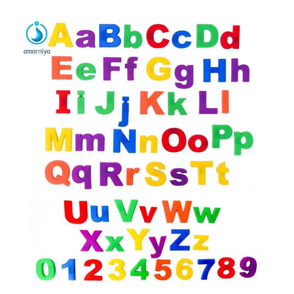 Bộ 26 Chữ Cái Và Số Từ Tính Gắn Tủ Lạnh Cho Bé