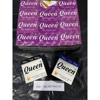 Lốc 12 Lọ Mực Queen Dùng Cho Bút Máy Các Màu