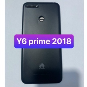 Bộ vỏ zin new Y6 Prime 2018 (nắp lưng, khung sườn màn hình, cụm kính camera, nút nguồn, nút volume)