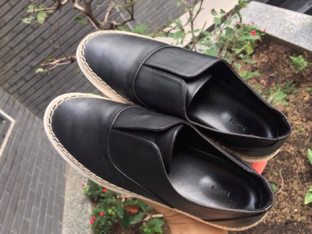 Pedro slip on đế cói vợt sale sz 38