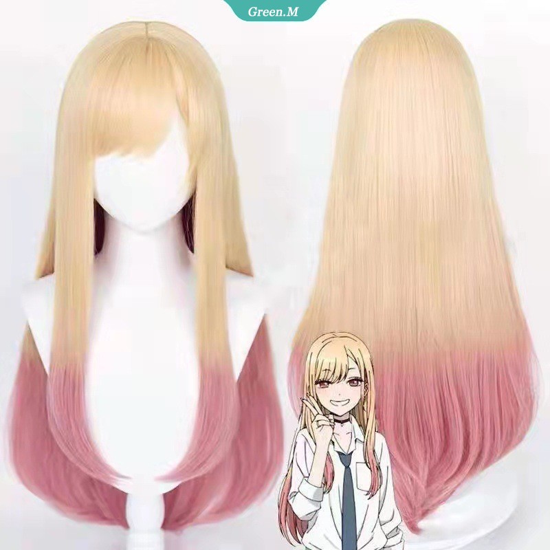 Tóc Giả Dài Thẳng Màu Vàng 85cm Hóa Trang Nhân Vật Darling Marin Kitagawa Dễ Thương | BigBuy360 - bigbuy360.vn