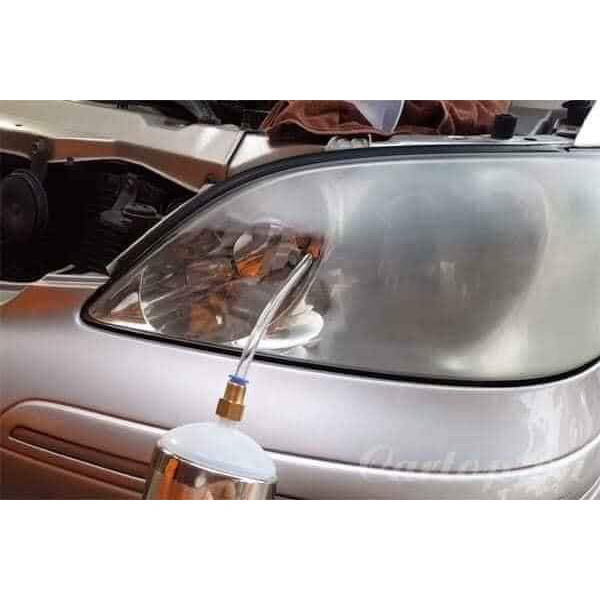 Bộ máy đánh bóng đèn pha ô tô con tặng kèm 1 lọ dung dịch 800ml