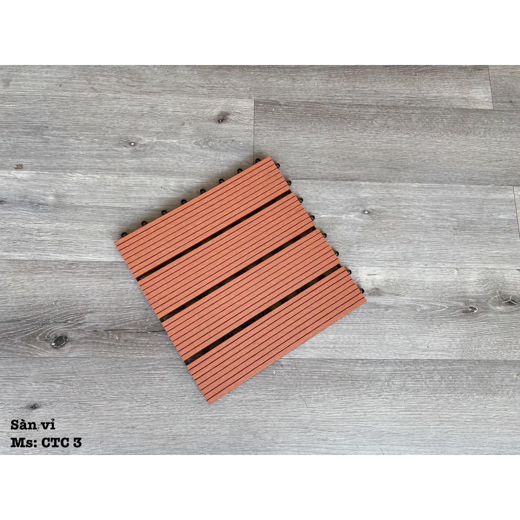VỈ LÓT SÀN BAN CÔNG SÀN GỖ NHỰA Composite