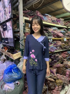 Đồ bộ đi chùa (thun nơ