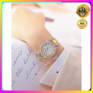  Đồng hồ nữ cao cấp chính hãng thương hiệu bs  tặng kèm hộp  pin dự phòng và phụ kiện thâu dây  