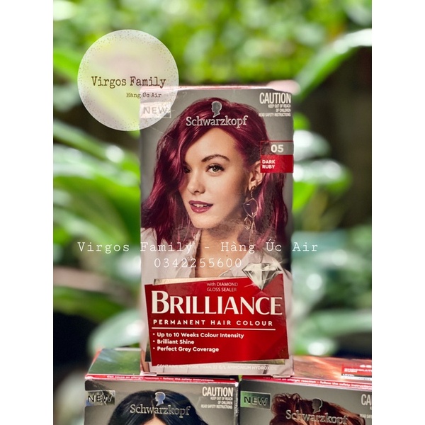 Thuốc nhuộm dưỡng tóc Schwarzkopf Brilliance Permanent Hair Colour