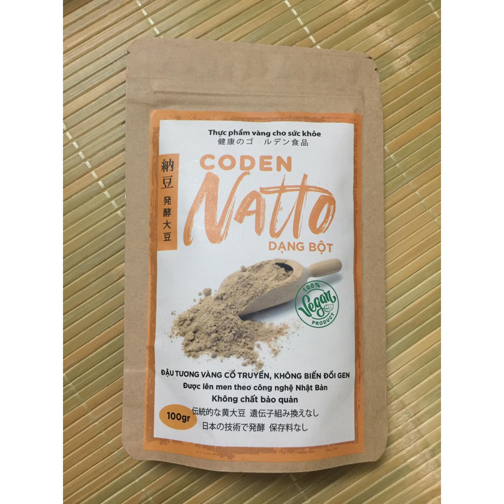 Coden natto vàng bột
