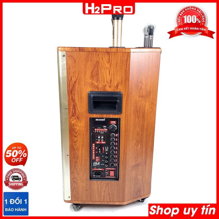 Loa Kéo Karaoke JBA 505B Bass 40, Vân Gỗ Nguyên Khối Vàng Sang Trọng - Chất Lượng Đẳng Cấp, Bảo Hành 12 Tháng