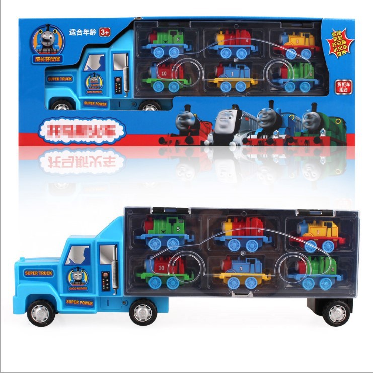 [Hàng mới về] Đồ chơi xe tải chở 6 Chiếc xe con Độc đáo