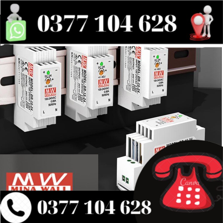 Bộ nguồn cấp điện công nghiệp DIN một đầu ra 24V chuyển đổi AC/DC