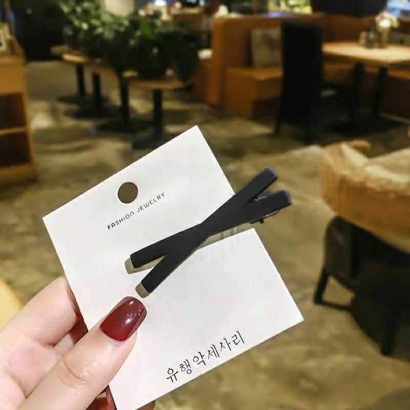 MỚI | KẸP TÓC CHỮ X KIỂU VINTAGE | MÀU TRƠN | VIDEO THẬT | KISS PLAZA