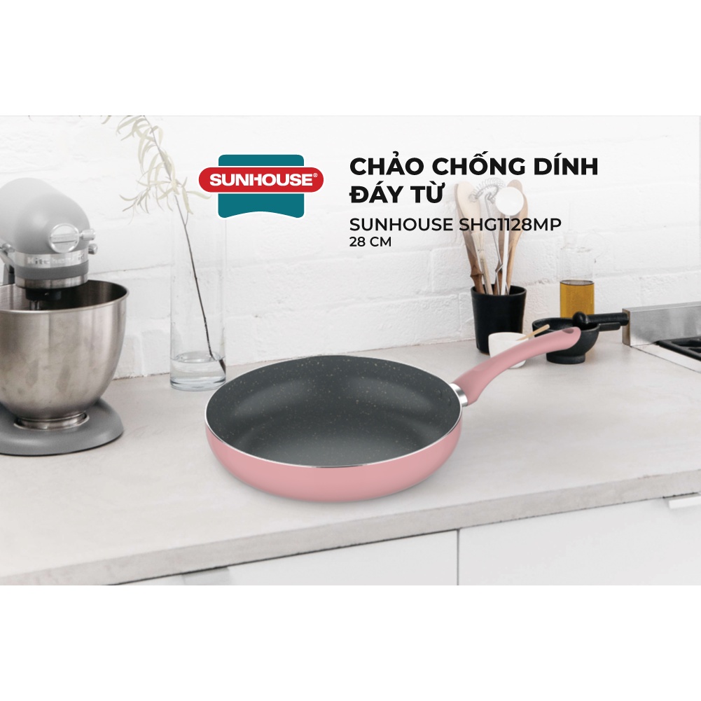 Chảo chống dính đáy từ Sunhouse SHG1120-24-26-28MP