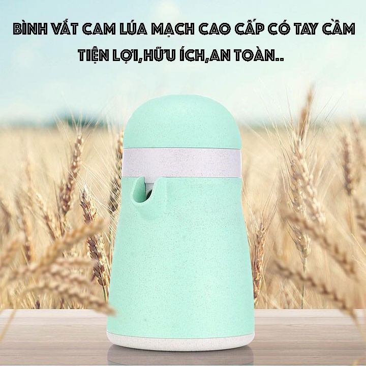 BÌNH VẮT CAM LÚA MẠCH CÓ TAY CẦM - br00434