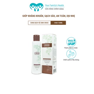 Dung dich vệ sinh phụ nữ Oriss - Chiết xuất trầu không